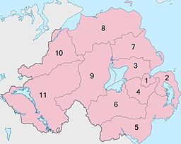 Northern Ireland map